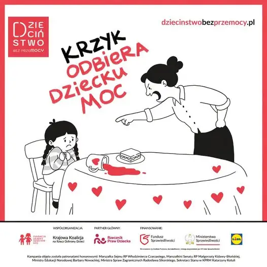 Krzyk odbiera dziecku moc – kampania „Dzieciństwo bez Przemocy” zwraca uwagę na przemoc psychiczną