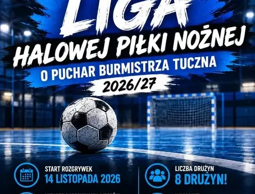 Jedność Tuczno zaprasza na halową ligę piłkarską – zapisy do 8 listopada