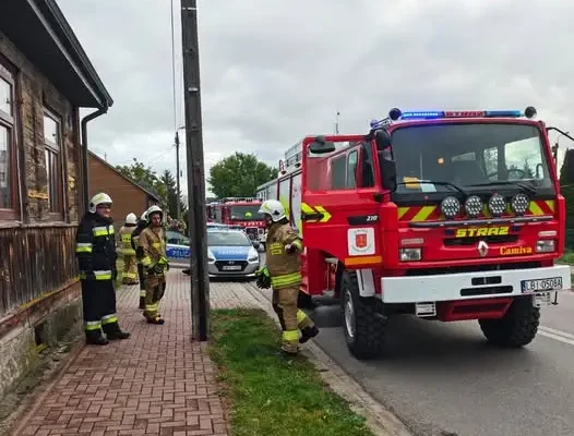 Pierwsza akcja OSP Miasto Janów Podlaski – pomoc policji przy otwieraniu mieszkania
