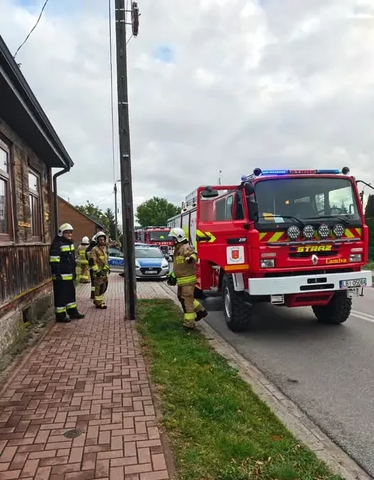 Pierwsza akcja OSP Miasto Janów Podlaski – pomoc policji przy otwieraniu mieszkania
