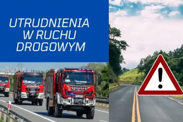 Ćwiczenia ratownicze w Sokólem – wzmożony ruch pojazdów pożarniczych 16 października