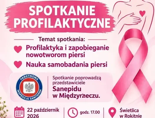Rokitno: spotkanie o profilaktyce raka piersi w świetlicy