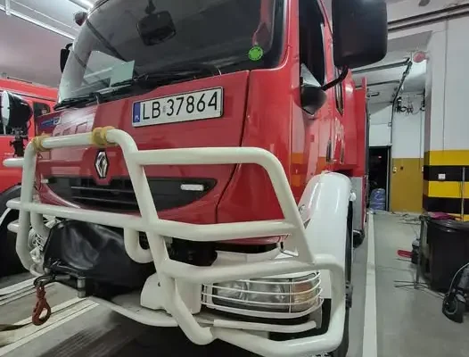 Alarm 92/2026: OSP Wisznice zabezpieczała rejon działań JRG Biała Podlaska