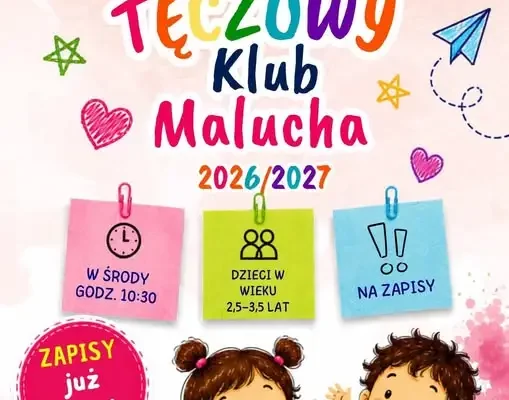 Tęczowy Klub Malucha w Barwnej Bibliotece – jeszcze są wolne miejsca!