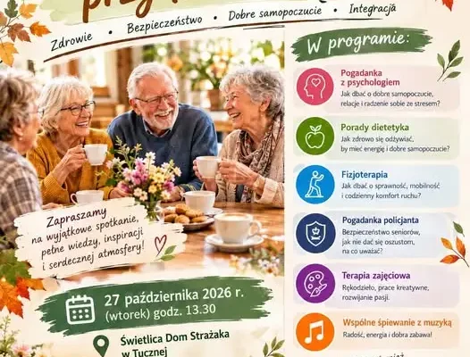 Bezpieczny Senior przy kawie – spotkanie w Tucznej już 27 października