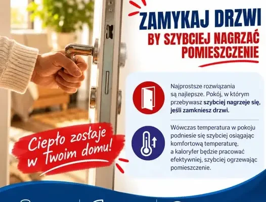 Zamykaj drzwi między pomieszczeniami – prosty sposób na cieplejszy dom i niższe rachunki