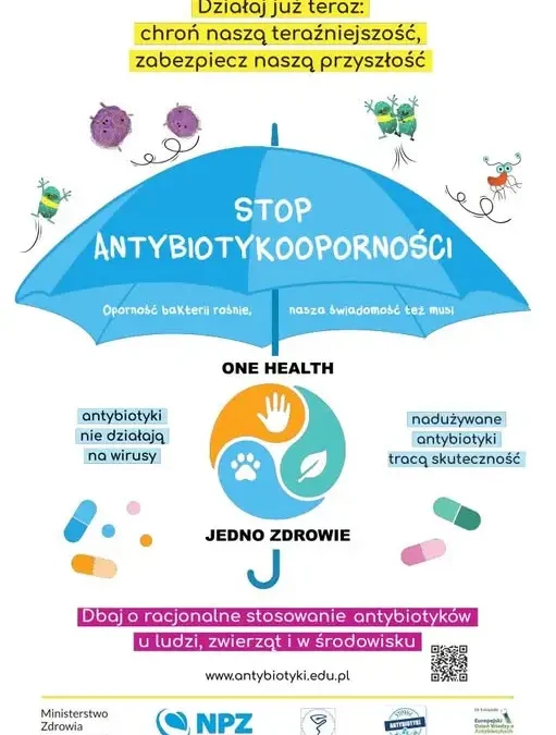 Gmina Sosnówka ostrzega przed antybiotykoopornością – kampania One Health