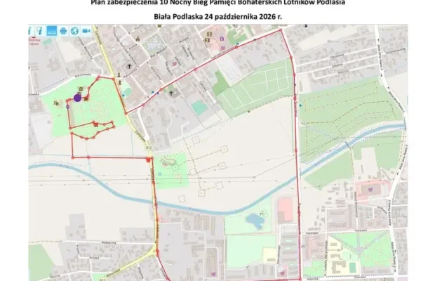 10. Nocny Bieg Lotników Podlasia – utrudnienia w ruchu 24 października