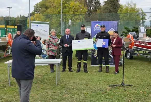 Nowa łódź ratownicza dla OSP z gminy Leśna Podlaska