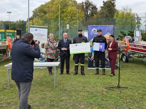 Nowa łódź ratownicza dla OSP z gminy Leśna Podlaska