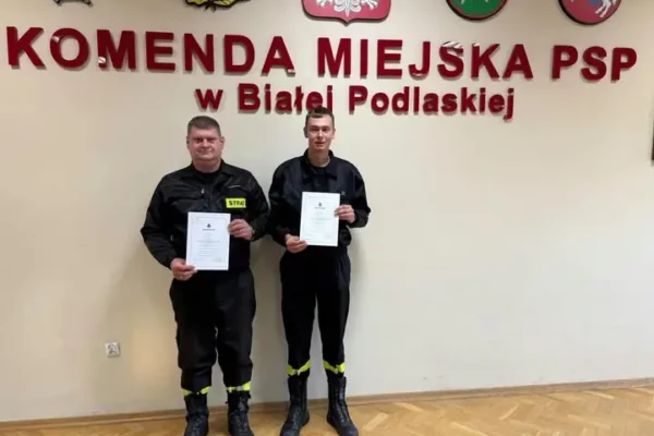 Dwóch druhów z OSP Drelów ukończyło kurs dowódców OSP