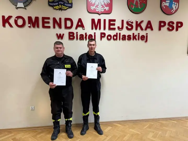 Dwóch druhów z OSP Drelów ukończyło kurs dowódców OSP