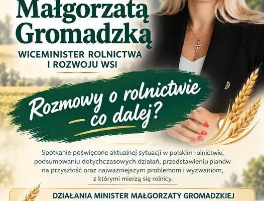 Wiceminister rolnictwa spotka się z rolnikami w Janowie Podlaskim