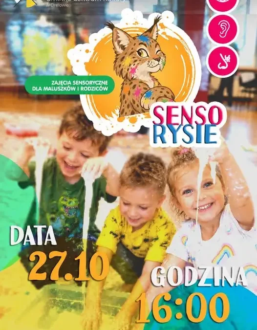 Sensorysie wracają do GCK w Drelowie – zajęcia dla najmłodszych już we wtorek