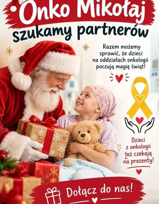 Łomazy włączają się w #OnkoMikołaj 2026 – szukają partnerów do świątecznej zbiórki