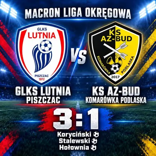 GLKS Lutnia Iszczacz wygrywa z AZ-BUD Komarówka Podlaska 3:1